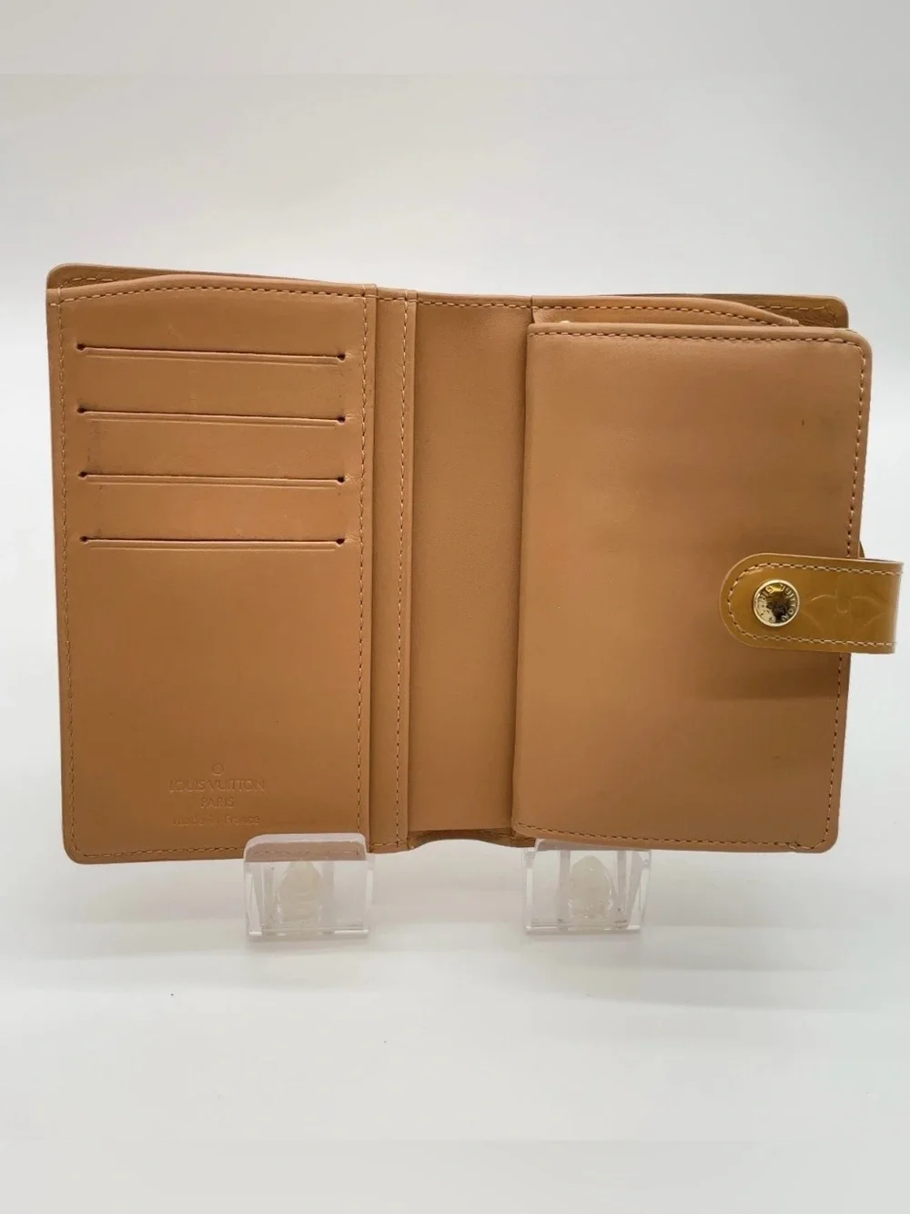 Louis Vuitton Vernis Portefeuille Viennois Beige